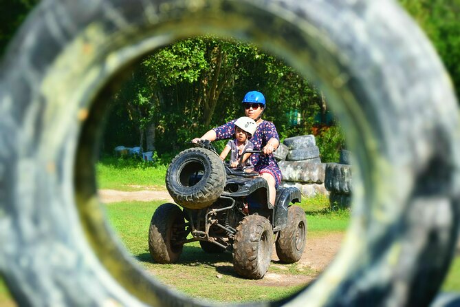 4-Hour Jeep and ATV Tour with Snorkel in Cozumel with Lunch - Dzul-Ha Reef snorkeling: about 40 minutes plus beach club comfort