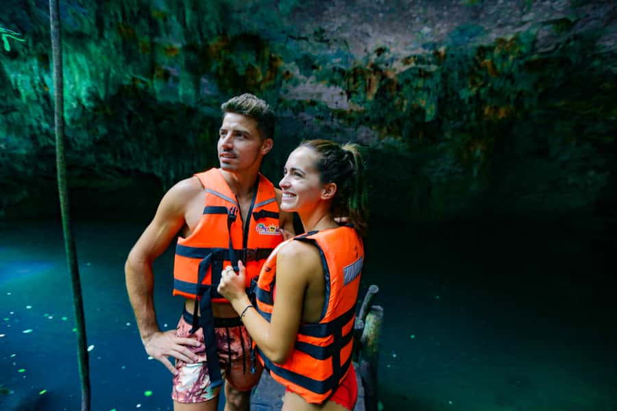 ATV Adventure to Jade Cavern Double - Coral Cove cave system and El Cedral village, a change of scenery