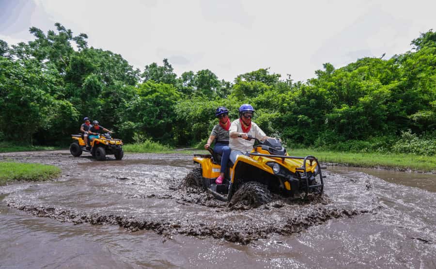 ATV Adventure to Jade Cavern Double - Jade Cavern cenote swim: emerald water plus underground tunnels