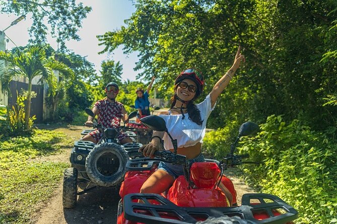 ATV Jungle discovering the wild Jade Cavern and Mayan Village - Stop 1, El Cedral: a quick cultural hit with two layers