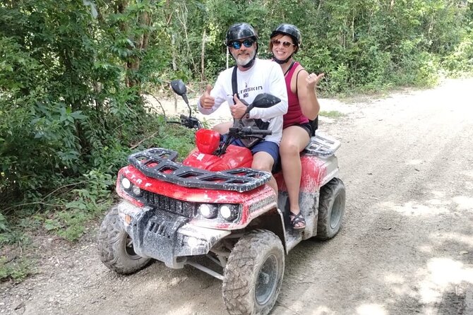 ATV Ride Discover the Jade Cavern and Drive Through The Jungle - The Real Star: Jade Cenote (Chempita) and Its Cave Life