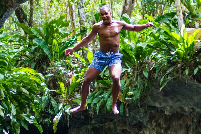 ATV to Jade Cavern, Mud Trails, Snorkel and Lunch with Open Bar - Jade Cavern at the Sinkhole: Cliff Jump or Swim Choice