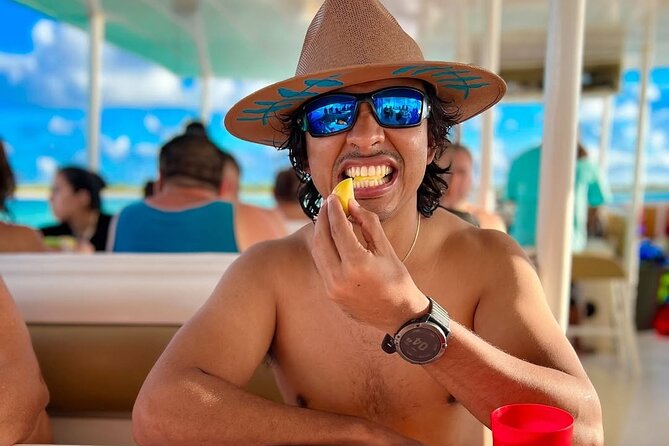 Catamaran Excursion + Open bar + Snorkeling at El Cielo - Open bar reality: beer and margaritas, adult only, and timing matters