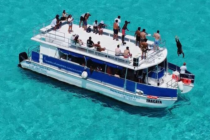 Catamaran in Cozumel with snorkeling at El Cielo and open Bar - Value for $38.50: what you get, and the one extra cost