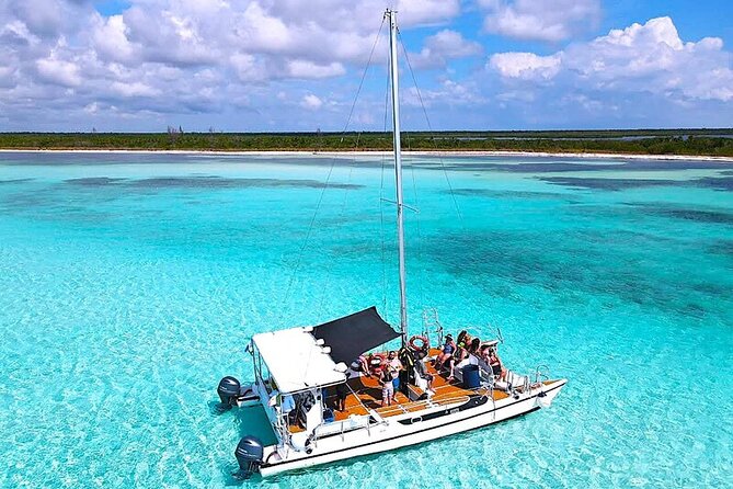 Catamaran Snorkeling to El Cielo and The Money Bar Beach Club - El Cielo shallow-water snorkeling, starfish spotting plus the weather wildcard
