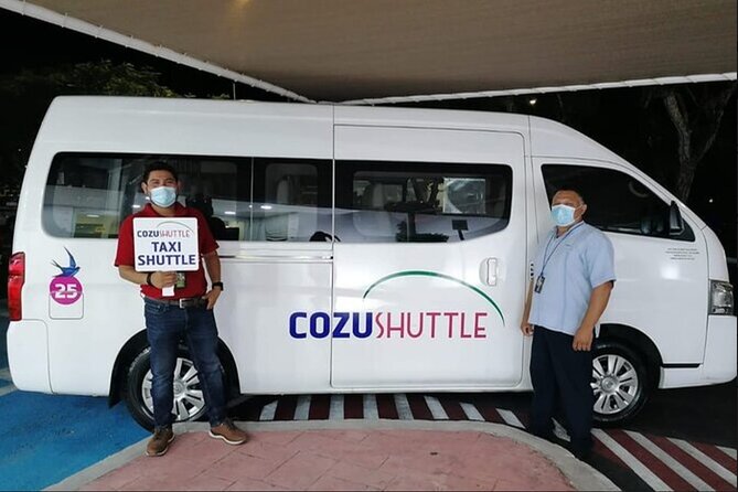 Cheaper Shared Shuttle from airport to any resort in Cozumel - What the ride is like: quick drive, shared van stops