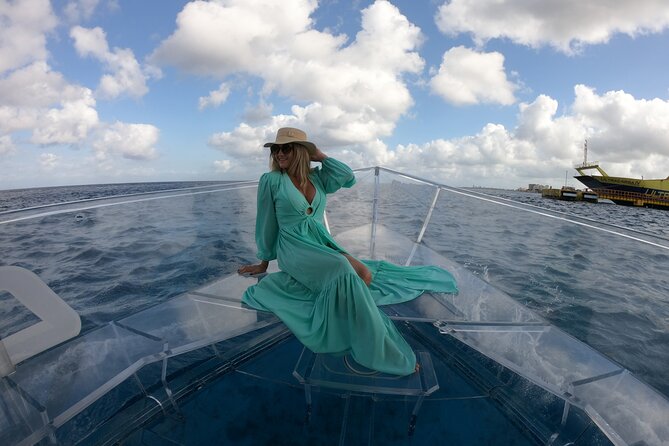 Clear Boat & Snorkel Cozumel Tour with Drinks - Drinks included on the water, and the dock tax you should plan for