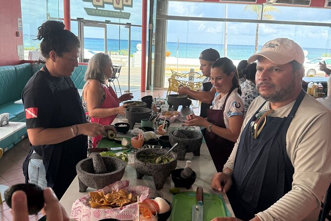 Cocktail Making in Cozumel Mexico - The Real-World Vibe: Staff, Clean Space, and a Waterfront Setting