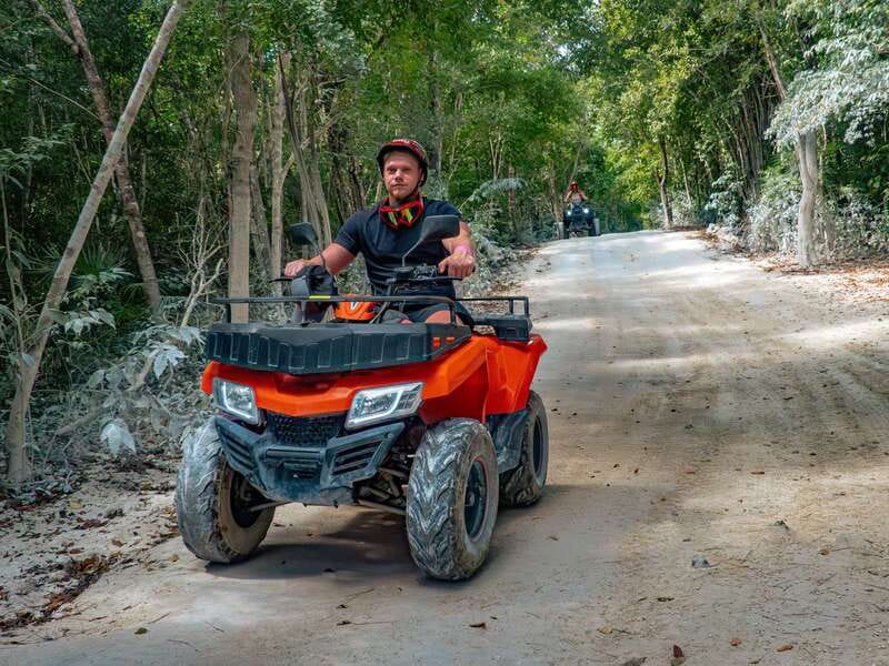 Cozumel: ATV Off-Road Adventure to Jade Cavern - El Cedral Mayan village time: you get the context first