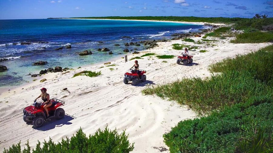 Cozumel: ATV Seashore Adventure & Mayan Cenote Experience - Mezcalitos village stop and tequila tasting before you get muddy