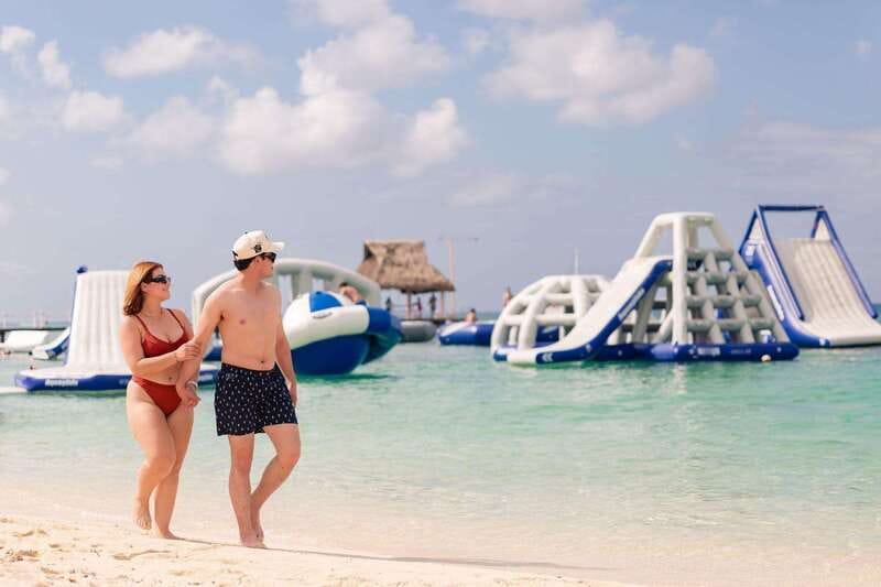 Cozumel: Best Day Pass at San Francisco Fun Beach Club - The beach and swimming time, white sand plus calmer footing