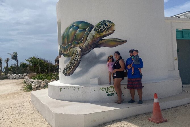 Cozumel Buggy Island Adventure Punta Sur Park &Scenic Island Tour - Playa Chen Rio: short swim time with natural rock pools