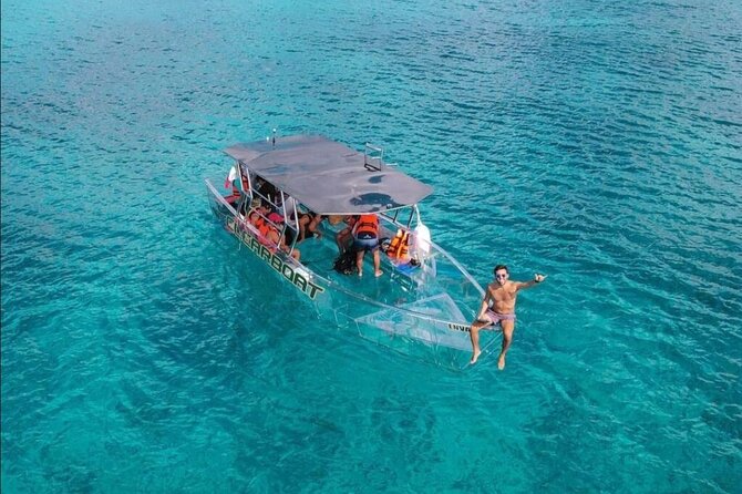 Cozumel Buggy Island Tour, Otoch Mayan Experience & Clear Boat - The transparent 360 boat ride: Cozumel’s best “wow” factor