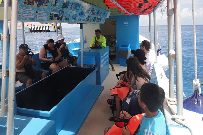 Cozumel Coral Reef Snorkeling by Glass Bottom Boat with Guide - Rough water and changing plans, what to expect