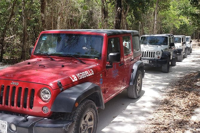 Cozumel Jeep Adventure to Jade Caverns with Lunch and Snorkel - Stop 1 in Cozumel: your guide sets the tone fast