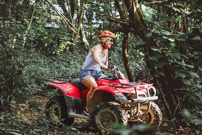 Cozumel Jungle ATV Adventure and Unlimited Beach Break - Mayan Extreme Park ATV: jungle trails, puddles, and real instruction