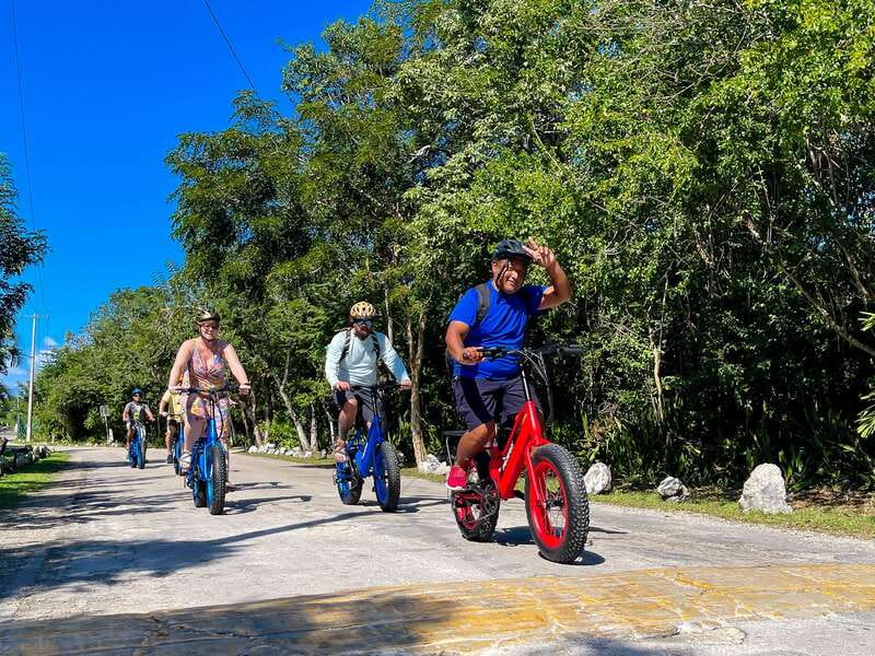 Cozumel: West Coast E-Bike and Snorkeling Tour - Sky Reef Beach and snorkeling at Tormento’s Reef