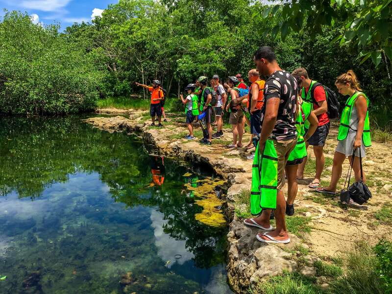 Cozumel: West Coast E-Bike and Snorkeling Tour - Meeting up near Calle 5 Sur and 5th Av, then getting going fast