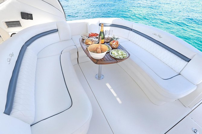 Deluxe Private Boats - 40 ft Sea Ray - Who Runs the Day: Ricardo, Captain Mike, and Andrian