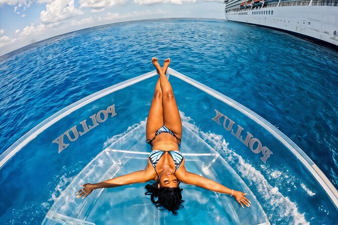 Discover Cozumel in a Transparent Boat! - Transparent-Boat Cruise to Punta Norte and the Shipwrecks