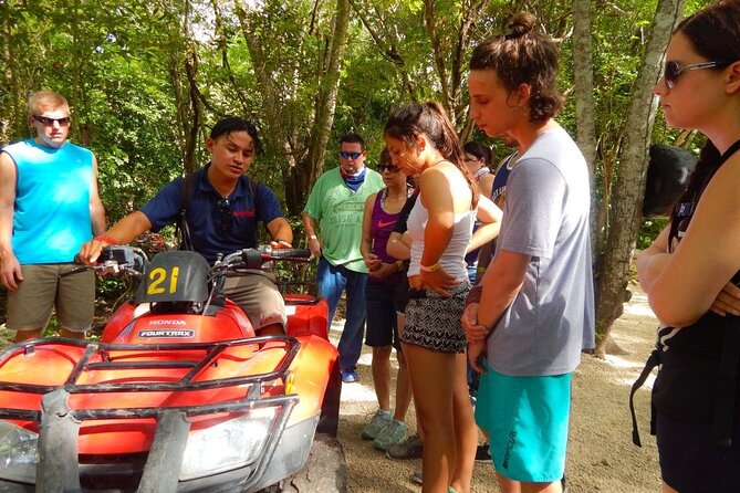 Discover the El Cedral town on ATVs: extreme adventure in Cozumel - Jade Cenote swim: the cool reset after the bumpy riding
