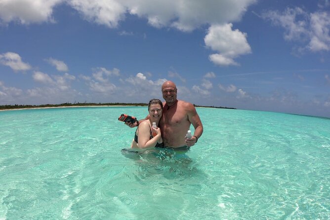 El Cielo Cozumel Snorkeling trip by Catamaran - The secluded beach break, El Cielo sand, and the sandbar payoff