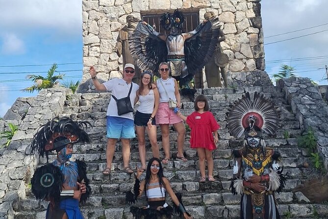 Experience Cozumel Historical Center Mayan and Beach Experience - Beach Club Break with Showers, Loungers, and Included Drinks