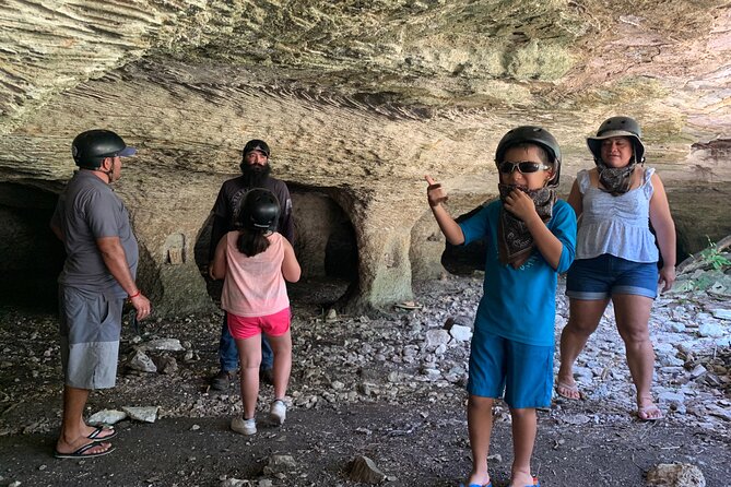 Full Day Private ATV Tour to Tequilera and Mayan Caves - El Mirador lunch: fajitas on the Caribbean shore