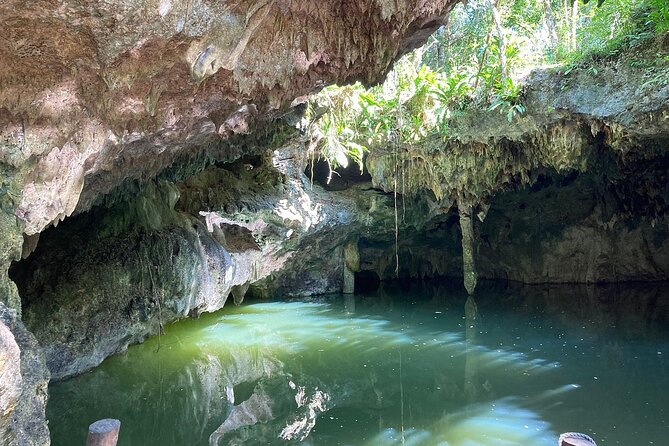 Jade Cavern ATV Tour in Cozumel with Beach Break with transfer - El Cedral: a culture stop 30 minutes from town