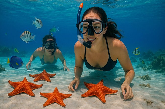 Magnificent Exploration to El Cielo Palancar and Columbia Reefs - El Cielito Beach, manta rays in shallow water