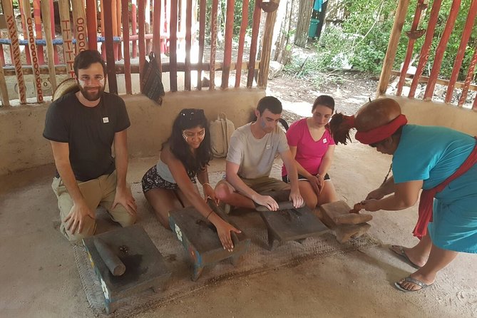 Mayan Village and Tequila Tour - The performance side: dancers, themed houses, and photos