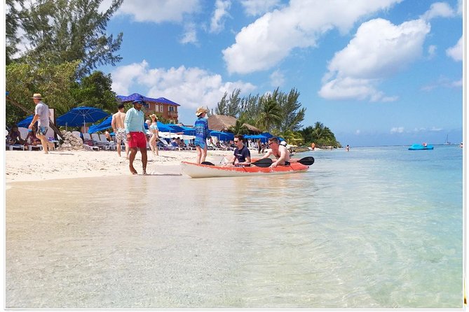 Private Cozumel Jeep Tour & Water Park, Kayaks, Paddle Board, Snorkel With Lunch - Aquarium Beach Club at Cozumel Park: what stop 1 really means
