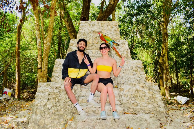 Private Jeep Tour & ATV to Jade Cavern Cenote: All Inclusive - Stop 6: Playa Chen Rio and the natural pool dip