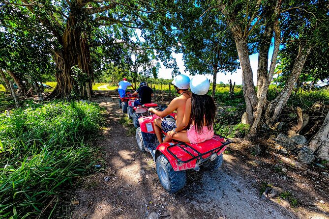 Private Jeep Tour Full Experience and ATV with Caverns & Cedral - First stop: SkyReef Beach Club snorkeling for real reef wildlife
