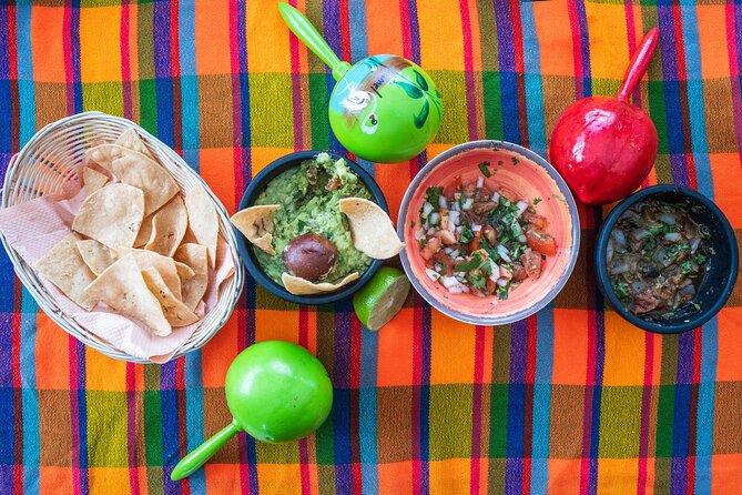 Shake It Up- Dance & Salsa Tequila Experience With Transfer - What you actually eat and taste: salsas plus a full snack spread