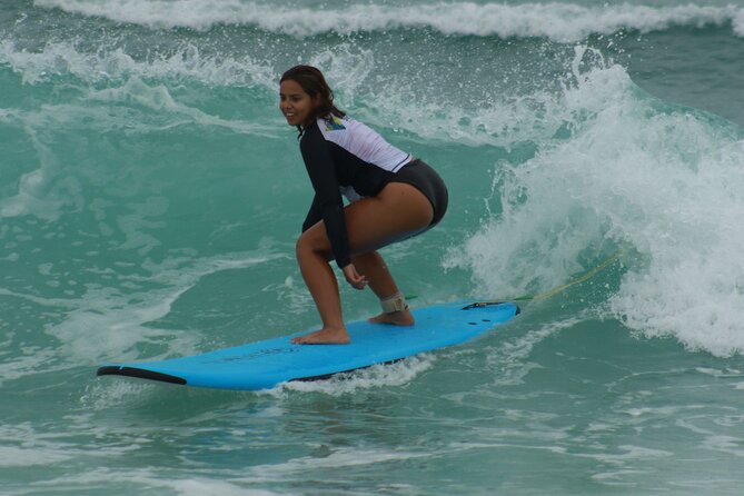 Surf Lesson in Cozumel - What happens between tries: water, snack breaks, and pacing